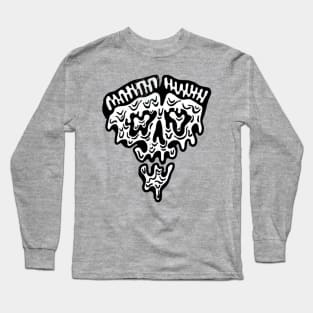 Pizza Skull Long Sleeve T-Shirt